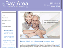 Tablet Screenshot of bayareadiabetes.com